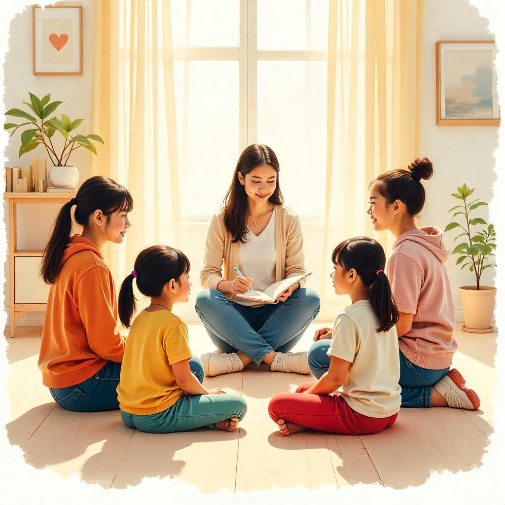 Child in therapy session